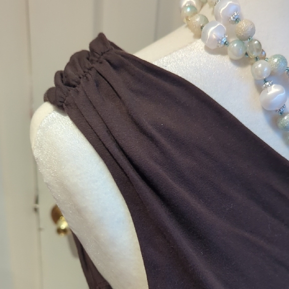 Victoria's Secret One-Shoulder Dress in Rich Brown - Picture 5 of 9